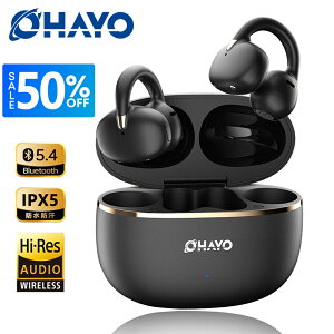 yӍ50%OFF 1NԈSۏ؁zOHAYO C[Jt CXCz Bluetooth 5.4 I[vC[Cz ݎ J^ u[gD[X OWSCz  ԃI[fBI ECɂ