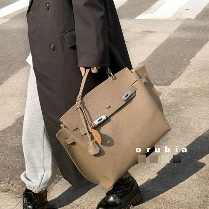 楽天市場】【Sac Ciel】 レザーバッグ ラージ ハンドバッグ ショルダー  