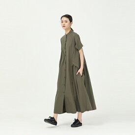 楽天市場 ワンピース 素材 生地 毛糸 麻 リネン ドレスのシルエットプリーツ レディースファッション の通販