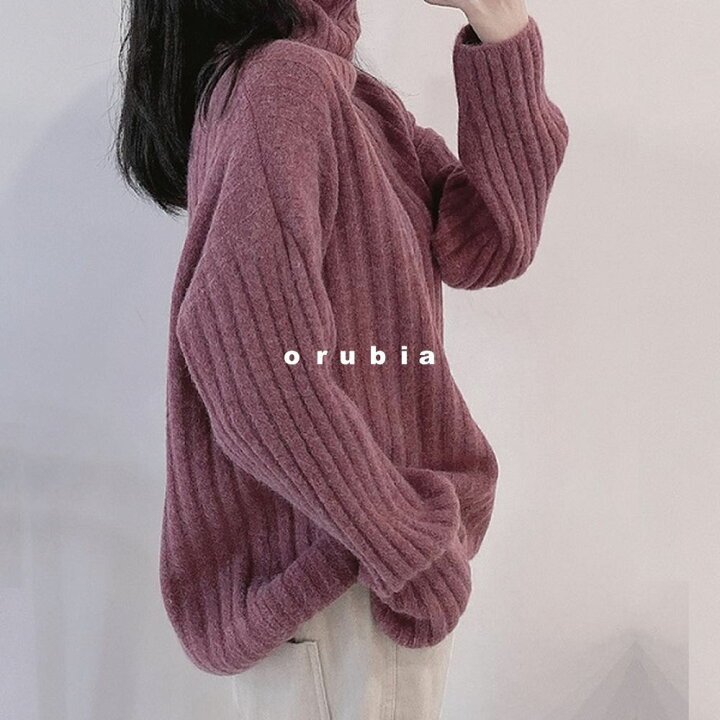 楽天市場】【スーパーセール 10%OFF】ニット セーター ハイネック 