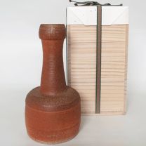 新品 未使用 備前 松本 勝哉 円筒形 花入 花瓶 花器 楽天市場】備前 花入の通販