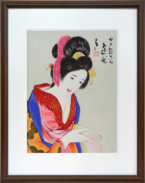 楽天市場】小松崎邦雄『舞妓』リトグラフ版画【中古】 : 内田画廊