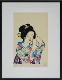 絵画 リトグラフ 龍峡小唄　竹久夢二【当日出荷可能】【送料無料】【smtb-kd】