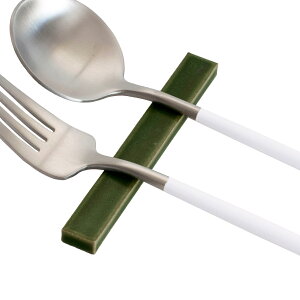 箸置き カトラリーレスト り箸置き 日本製 磁器 美濃焼 送料無料 タイル 和食器 洋食器 長い 縁起物 長寿 おしゃれ カトラリー リサイクル ギフト レストラン 和風 結婚祝い お祝い お返し 引