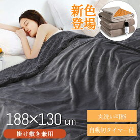 【新仕様登場お試し価格】 PSE認証済 電気毛布 掛け敷き 敷き 敷き毛布 140*80cm 電気敷き毛布 洗える シングル タイマー ダブル ひざ掛け 足元 フランネル 温度調節 節電 電気ブランケット ダニ退治 6段階温度調節 キャンプ 車中泊 あったか毛布 省エネ 寒さ対策 防寒グッズ