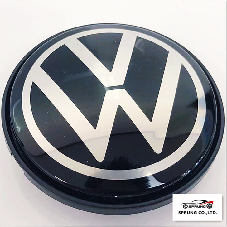 【送料無料】VW フォルクスワーゲン 純正 ゴルフ8 新ロゴ ダイナミック ホイール センターキャップ　4個セット 欧車パーツBASE |  欧車パーツBASE