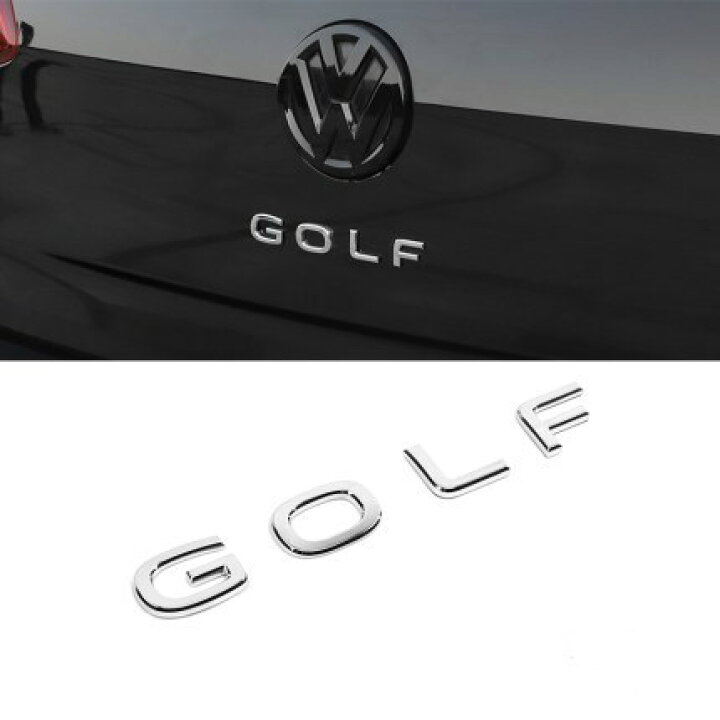 楽天市場 送料無料 Vw 純正 フォルクスワーゲン ゴルフ8 リア エンブレム カスタム 車アクセサリー ゴルフ 7 7 5 にも流用可 欧車パーツbase 欧車パーツbase