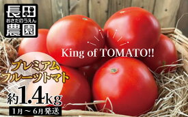 期間限定！ プレミアム フルーツトマト 約1.4kg前後 約10個～30個 愛知県産 長田農園 産地直送 トマト とまと 野菜 やさい サラダ 濃厚 甘い ご褒美 プレゼント 美容 健康
