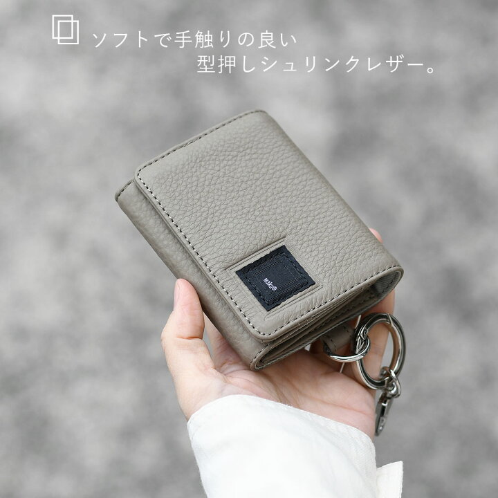 楽天市場】ミニ財布 三つ折り財布 レディース 本革 小銭入れあり お札  