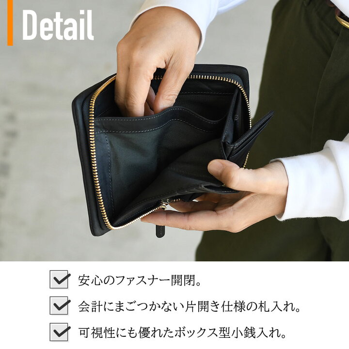 楽天市場】二つ折り財布 ラウンドファスナー 大容量 メンズ イタリアン 