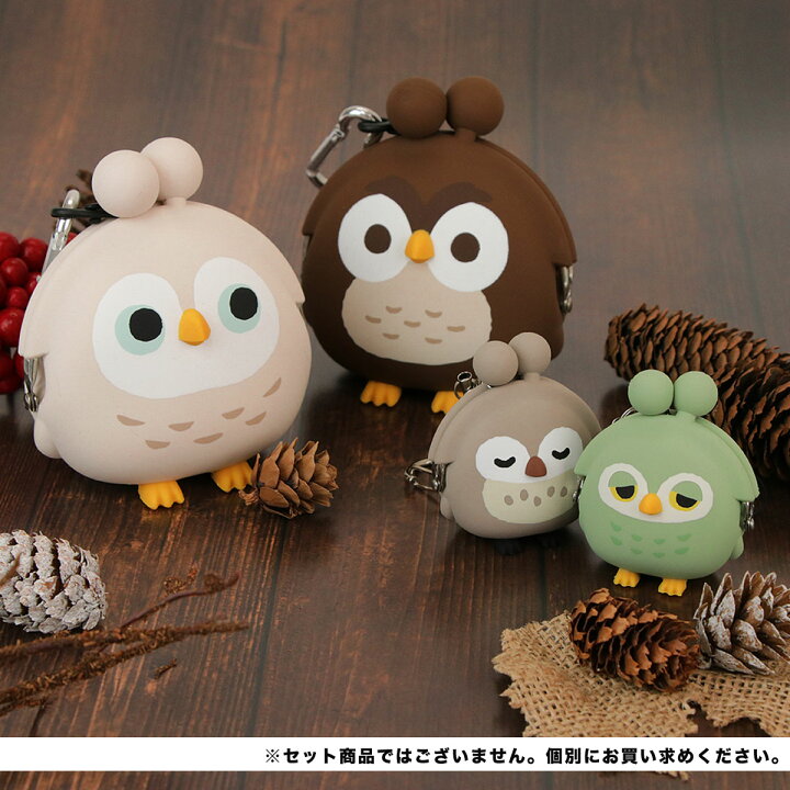 楽天市場】3D POCHI Friends BIRD がま口 シリコン 財布 カラビナ 