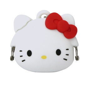 mimi POCHI-Bit HELLO KITTY キティちゃん コインケース 小銭入れ キーリング シリコン 小物入れ アクセサリー ポーチ がまぐち メール便送料無料 ミミポチビットハローキティ キーホルダー 雑貨 グッズ 猫 ネコ レディース 財布 POCHI ポチ p+g design ピージーデザイン