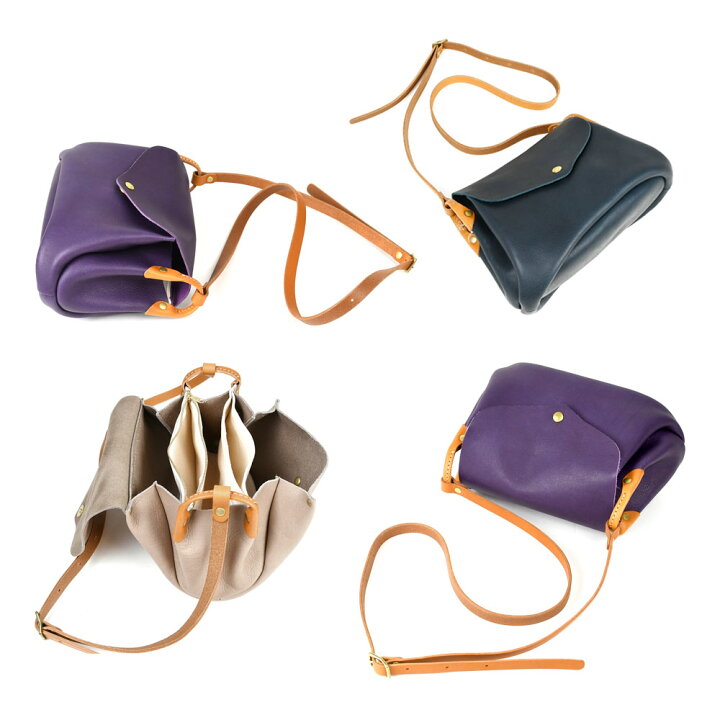 made in france arco レザー ショルダーバッグ 緑茶 ショルダーバッグ 