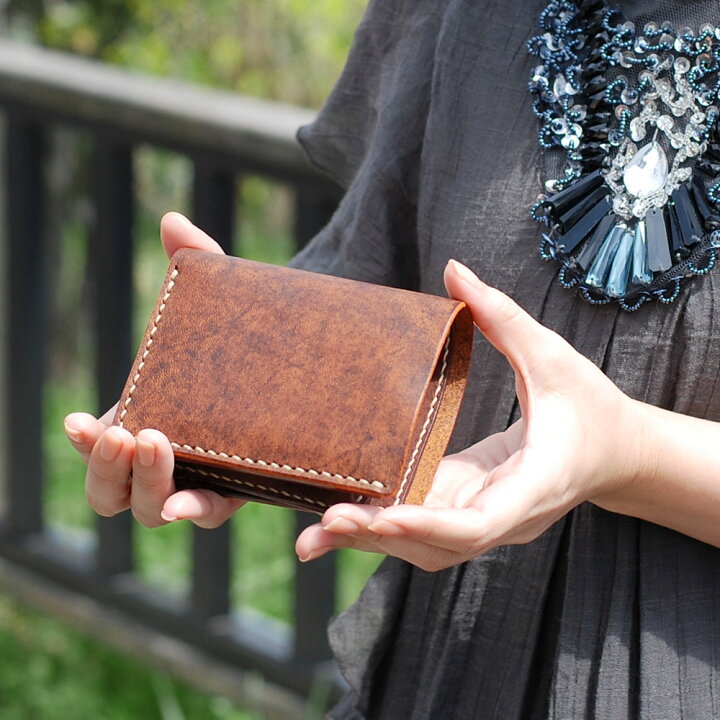 楽天市場】二つ折り財布 D WALLET 手縫い 札入れ 小銭入れ LITSTA 日本  