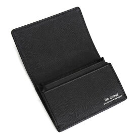 名刺入れ ネームカードケース Name Card Case レザー 牛革 本革 角シボ 型押し TONE バイカラー Un coeur アンクール 送料無料 父の日 プレゼント ギフト