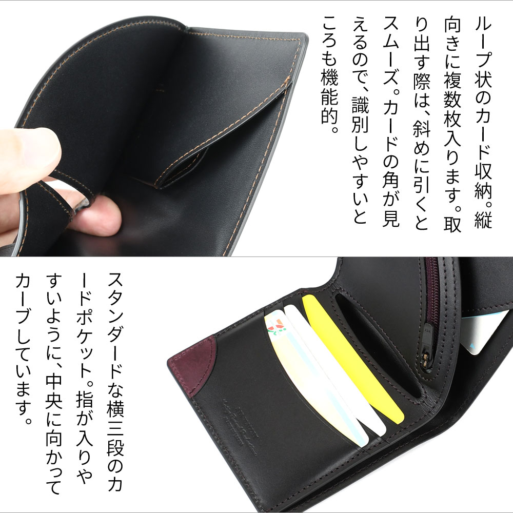 楽天市場】【送料無料】二つ折り財布 薄い イタリアンレザー Air 