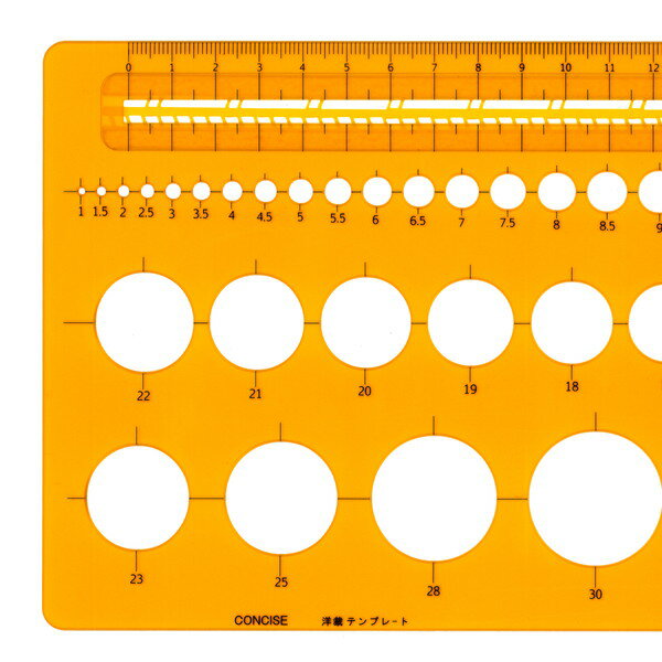楽天市場 Dﾃﾝﾌﾟﾚｰﾄ丸抜点線 洋裁 定規 ボタンホール 釦 手芸 パターン 製図 オリジナル 文化 ドレメ ハンドメイド 作家 簡単 スケール おさいほう屋 おさいほう屋