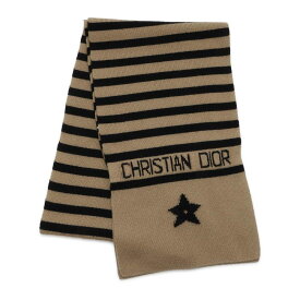 クリスチャン・ディオール マフラー D-STRIPES ロゴ ストライプ カシミア Christian Dior 【安心保証】 【中古】 クリスチャン・ディオール マフラー ディオール レディース Christian Dior