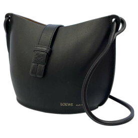 ロエベ ショルダーバッグ モールドバケットバッグ カーフレザー A546Z49X01 LOEWE バッグ 黒 【安心保証】 【中古】 ロエベ バッグ ロエベ レディース LOEWE BAG 中古