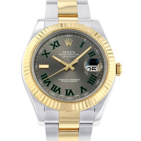 ロレックス デイトジャスト41 116333 ROLEX 腕時計 スレートローマン文字盤 【安心保証】 【中古】 ロレックス デイトジャスト ROLEX ロレックス 中古