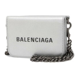 バレンシアガ チェーンウォレット CASH ミニウォレット レザー 618145 BALENCIAGA 財布 【安心保証】 【中古】 バレンシアガ 三つ折り財布 バレンシアガ レディース BALENCIAGA WALLET