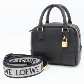 ロエベ ハンドバッグ アマソナ16 スクエア ミニ A039N21X01 LOEWE 2wayショルダーバッグ 黒 【中古】 ロエベ バッグ ロエベ レディース LOEWE BAG