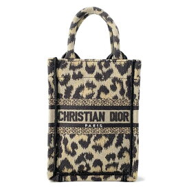 クリスチャン・ディオール ハンドバッグ ブックトート ミニ レオパード S5555CRHM Dior 2wayショルダーフォンバッグ 【中古】 クリスチャン・ディオール バッグ クリスチャン・ディオール レディース Christian Dior BAG