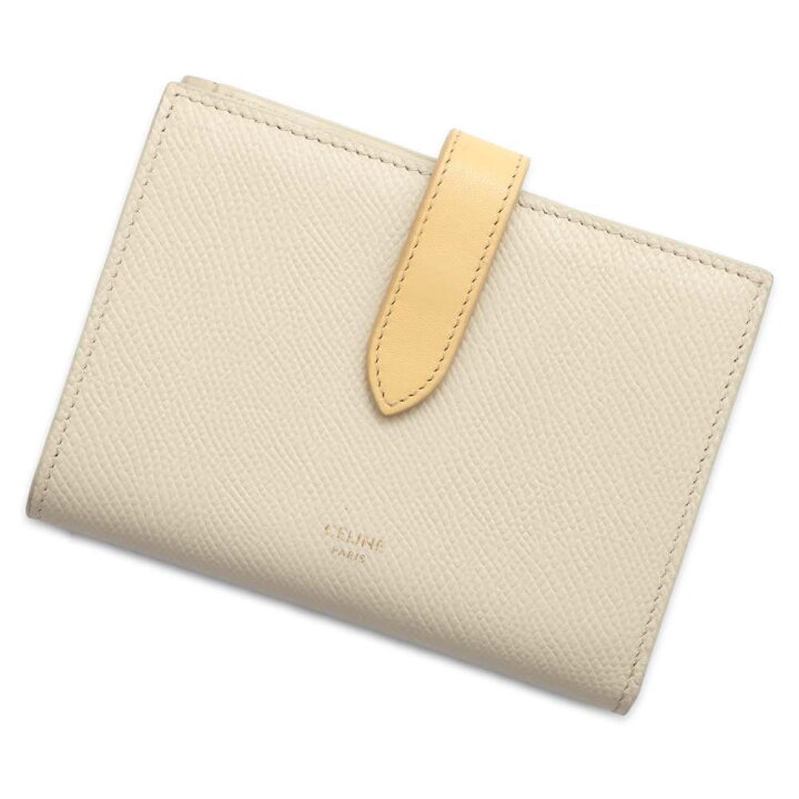 楽天市場】セリーヌ 二つ折り財布 ストラップ ウォレット ペブル 