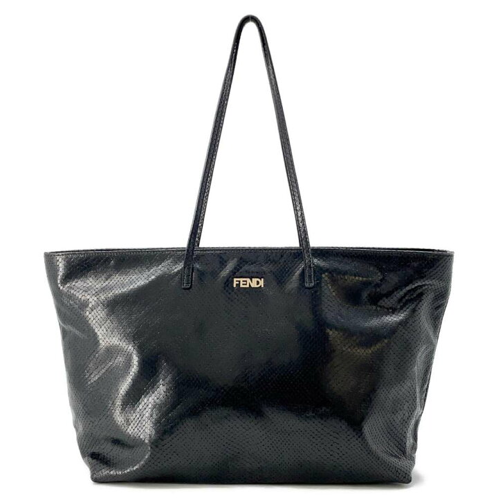 楽天市場】フェンディ トートバッグ ロゴ パイソン 8BH185 FENDI  