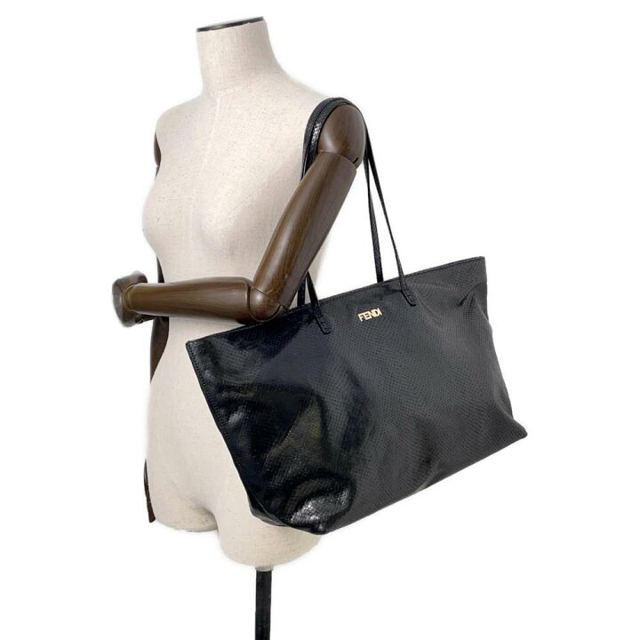 楽天市場】フェンディ トートバッグ ロゴ パイソン 8BH185 FENDI  