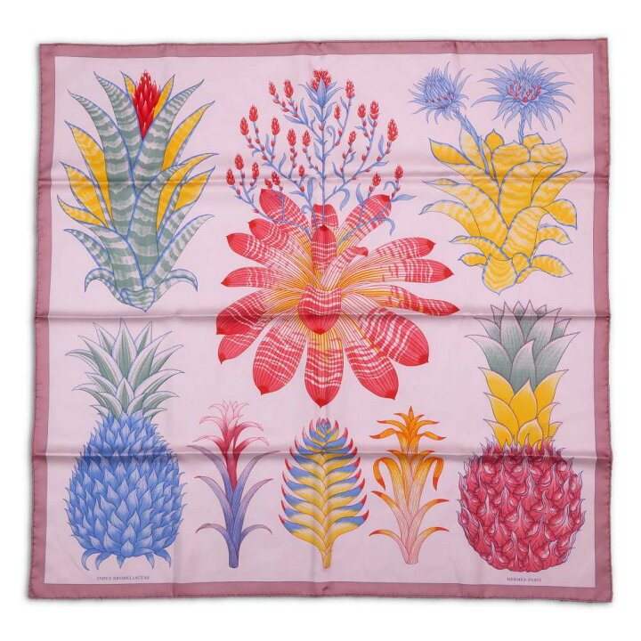 HERMES - エルメス スカーフ カレ90 Index Bromeliaceae 22年春夏の  