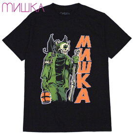 【Sサイズ ラスト1点】ミシカ MISHKA MICHAEL SHANTZ: GATEKEEPER TEE(ブラック 黒 BLACK)ミシカTシャツ MISHKATシャツ ミシカ半袖 MISHKA半袖 キープウォッチ KEEP WATCH KEEPWATCH 目玉