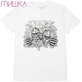 【US】ミシカ MISHKA CYCO APE SHIRT(ホワイト 白 WHITE)ミシカTシャツ MISHKATシャツ ミシカ半袖 MISHKA半袖 ミシカキープウォッチ MISHKAキープウォッチ KEEPWATCH 目玉.