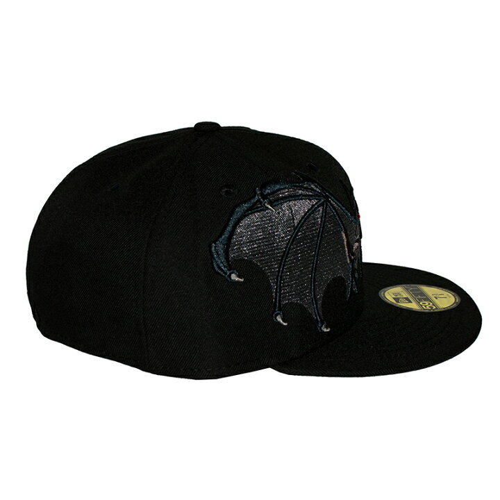 【US】ミシカ MISHKA BAT BITE 2.0 NEW ERAQ 5950 FITTED CAP(ブラック 黒 BLACK) ミシカCAP MISHKACAP ミシカキャップ MISHKAキャップ ミシカニューエラ MISHKAニューエラ ミシカ帽子 MISHKA帽子 ミシカNEWERA  MISHKANEWERA WARP WEB SHOP 