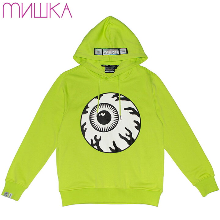 楽天市場】ミシカ MISHKA上海 MONOCHROME KEEP WATCH HOODIE ( S.GREEN 