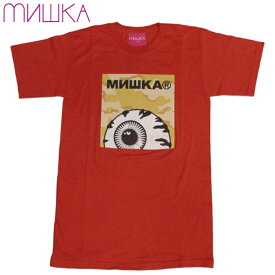 【XSサイズ ラスト1点】ミシカ MISHKA KEEP WATCH SUPPLY LOGO TEE(レッド 赤 RED)ミシカTシャツ MISHKATシャツ ミシカ半袖 MISHKA半袖 キープウォッチ KEEP WATCH