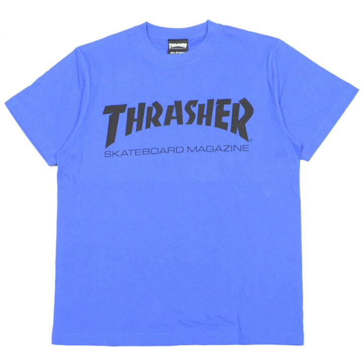 楽天市場】スラッシャー THRASHER MAG LOGO.TEE ( ブルー 青 ROYAL 