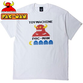 トイマシーン TOY MACHINE PACMAN TOYMONSTER SHORT SLEEVE TEE(ホワイト 白 WHITE)TOY MACHINETシャツ トイマシーンTシャツ TOY MACHINE半袖 トイマシーン半袖 TOYMACHINE.
