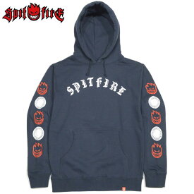 スピットファイア SPIT FIRE OLD E COMBO SLEEVE PULLOVER HOODED(SLATE BLUE)スピットファイアパーカ SPIT FIREパーカ スピットファイアフーディ SPIT FIREフーディ スピットファイアスウェット SPIT FIREスウェット