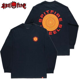 【Sサイズ ラスト1点】スピットファイア SPIT FIRE CLASSIC 87 SWIRL LONGSLEEVE TEE(ネイビー NAVY)スピットファイアロンT SPIT FIREロンT スピットファイアロングTシャツ SPIT FIREロングTシャツ スピットファイアロングスリーブ SPIT FIREロングスリーブ