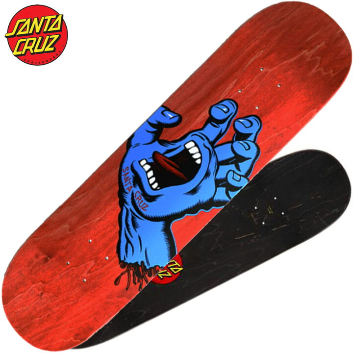 楽天市場】サンタクルーズ SANTA CRUZ SCREAMING HAND DECK ( レッド  