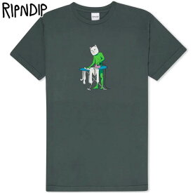 【XLサイズ ラスト1点】リップンディップ RIPNDIP LAUNDRY TEE(グレー CHARCOAL)リップンディップTシャツ RIPNDIPTシャツ リッピンディップTシャツ RIP N DIPTシャツ リッピンディップ半袖 RIPNDIP半袖