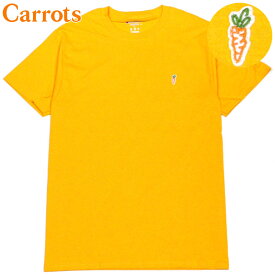 【XXLサイズ ラスト1点】キャロッツ Carrots CHAMPION CARROT CHEST HIT T-SHIRT(GOLD)キャロッツTシャツ CarrotsTシャツ キャロッツ半袖 Carrots半袖 チャンピオン CHAMPION