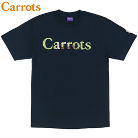 キャロッツ Carrots DACK CAMO WORDMARK TEE(NAVY)キャロッツTシャツ CarrotsTシャツ キャロッツ半袖 Carrots半袖 carrots CARROTS.