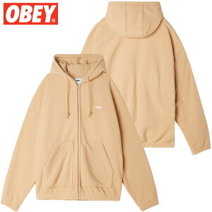 IxC OBEY GAZE HOODED JACKET ( x[W N[ OAT MILK ) IxCAE^[ OBEYAE^[ IxCWPbg OBEYWPbg OBEY{AWPbg IxC{AWPbg t[X t[h
