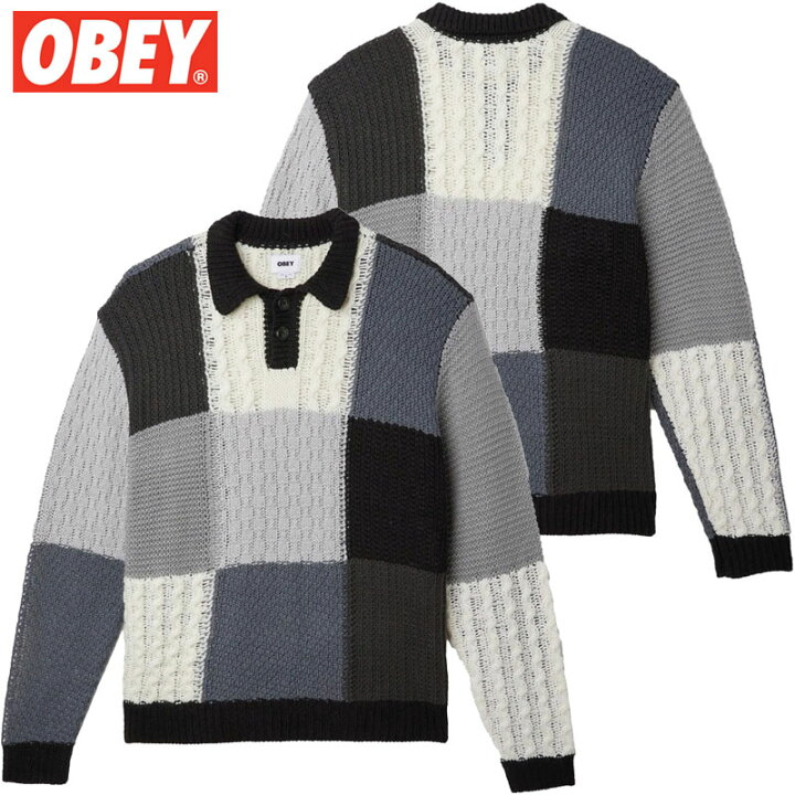 OBEY ニット　セーター