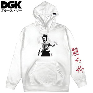 fB[W[P[ DGK x Bruce Lee FILRCE HOODED FLEECE ( zCg  WHITE ) fB[W[P[p[J DGKp[J fB[W[P[vI[o[ DGKvI[o[ Bruce Lee u[XE[R{