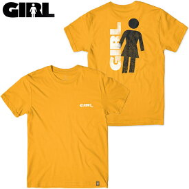 ガール GIRL ROLLER OG TEE(GOLD)ガールTシャツ GIRLTシャツ ガール半袖 GIRL半袖