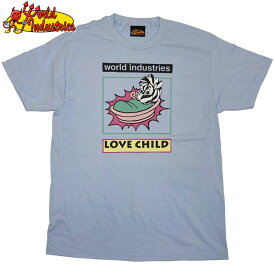 ワールドインダストリーズ WORLD INDUSTRIES LOVE CHILD SS TEE(ブルー 青 LBLUE)ワールドインダストリーズTシャツ WORLD INDUSTRIESTシャツ ワールドインダストリーズティーシャツ WORLD INDUSTRIESティーシャツ