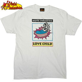 ワールドインダストリーズ WORLD INDUSTRIES LOVE CHILD SS TEE(ホワイト 白 WHITE)ワールドインダストリーズTシャツ WORLD INDUSTRIESTシャツ ワールドインダストリーズティーシャツ WORLD INDUSTRIESティーシャツ